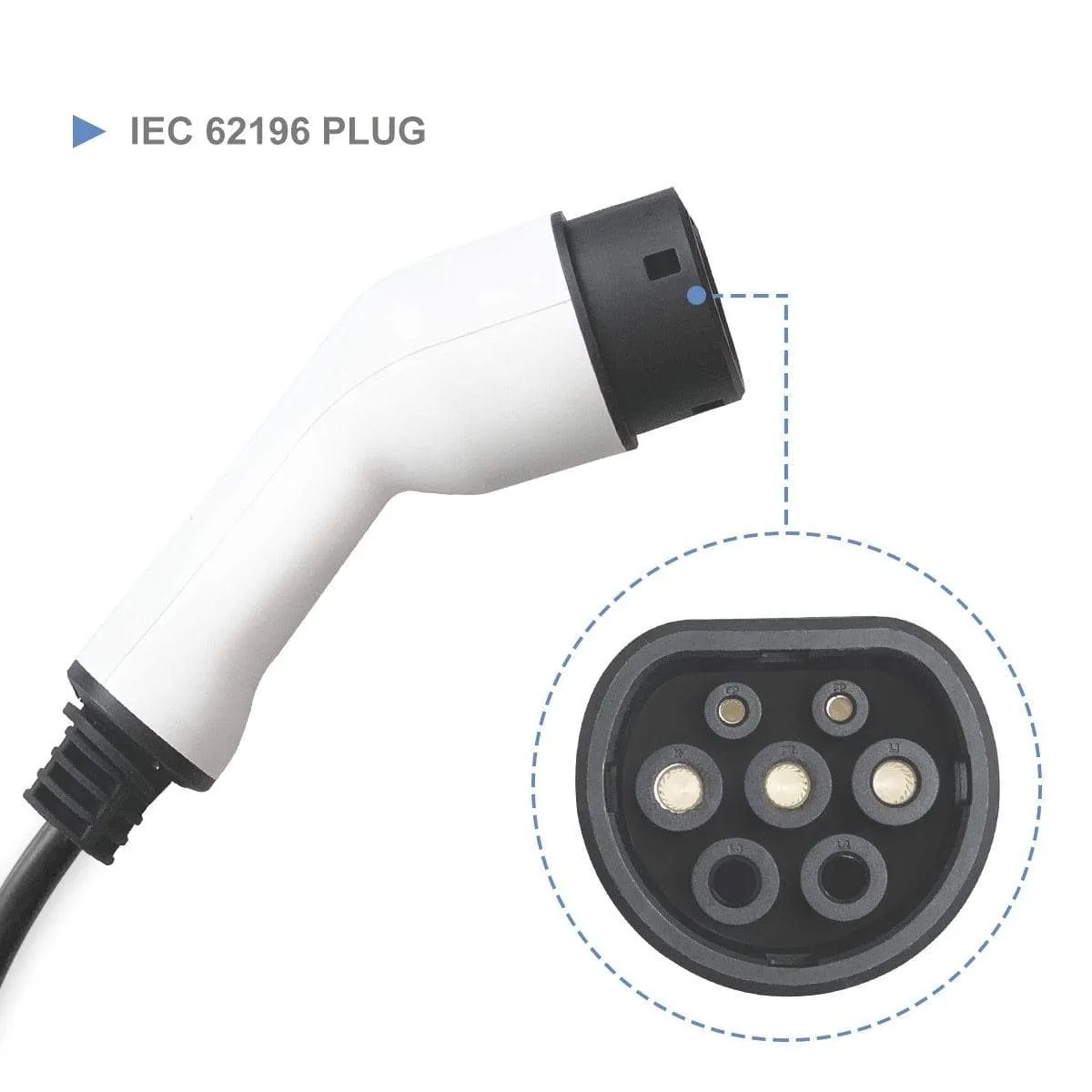 11kw EV Charger Electric Vehicle Charging Station EVSE Wallbox with Type 2 Cable16A 3Phase IEC 62196-2