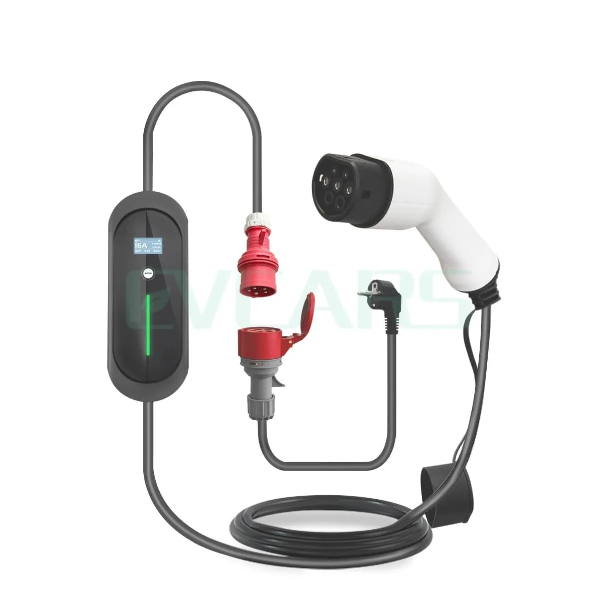 11kw EV Charger Electric Vehicle Charging Station EVSE Wallbox with Type 2 Cable16A 3Phase IEC 62196-2
