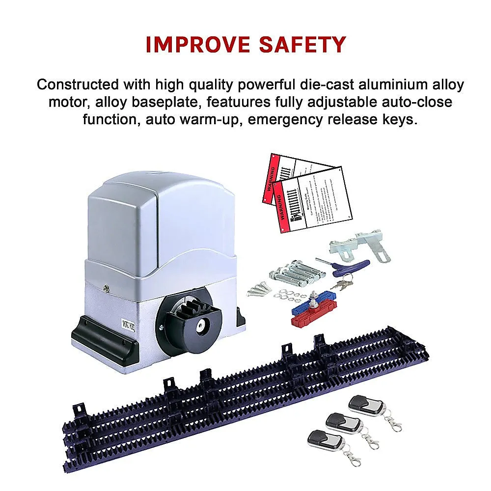 1200KG Auto Slide Sliding Gate Opener | Automatic | with 4m Rail