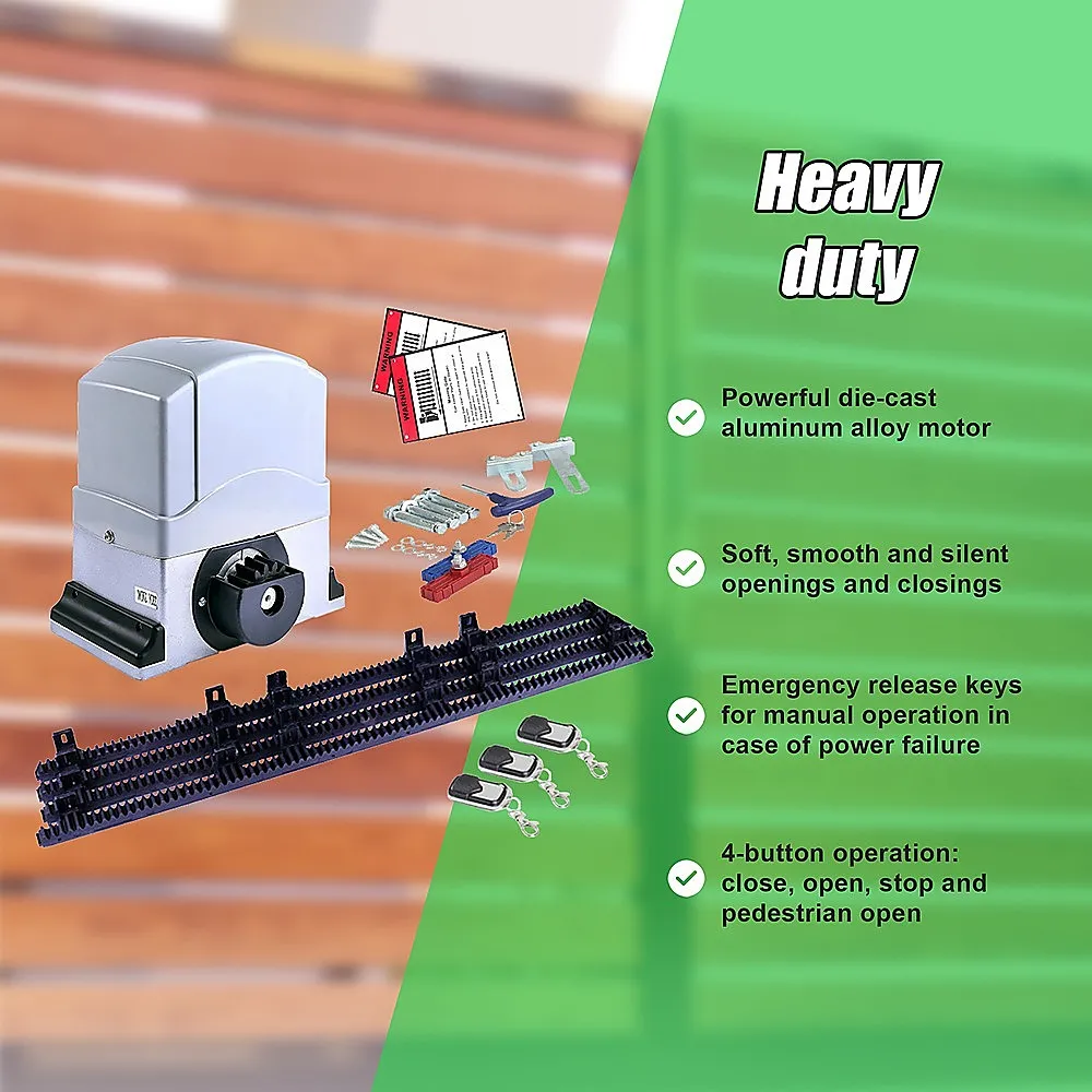 1200KG Auto Slide Sliding Gate Opener | Automatic | with 4m Rail