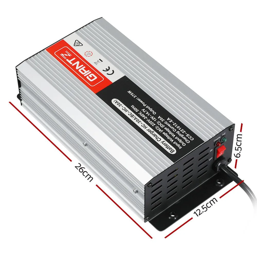 12V 30A Car Battery Charger | 30Amp | ATV 4WD Boat Caravan
