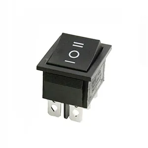 16A 250V DPDT Positional On-Off-ON Rocker Switch 6 Leg (Lock Action)