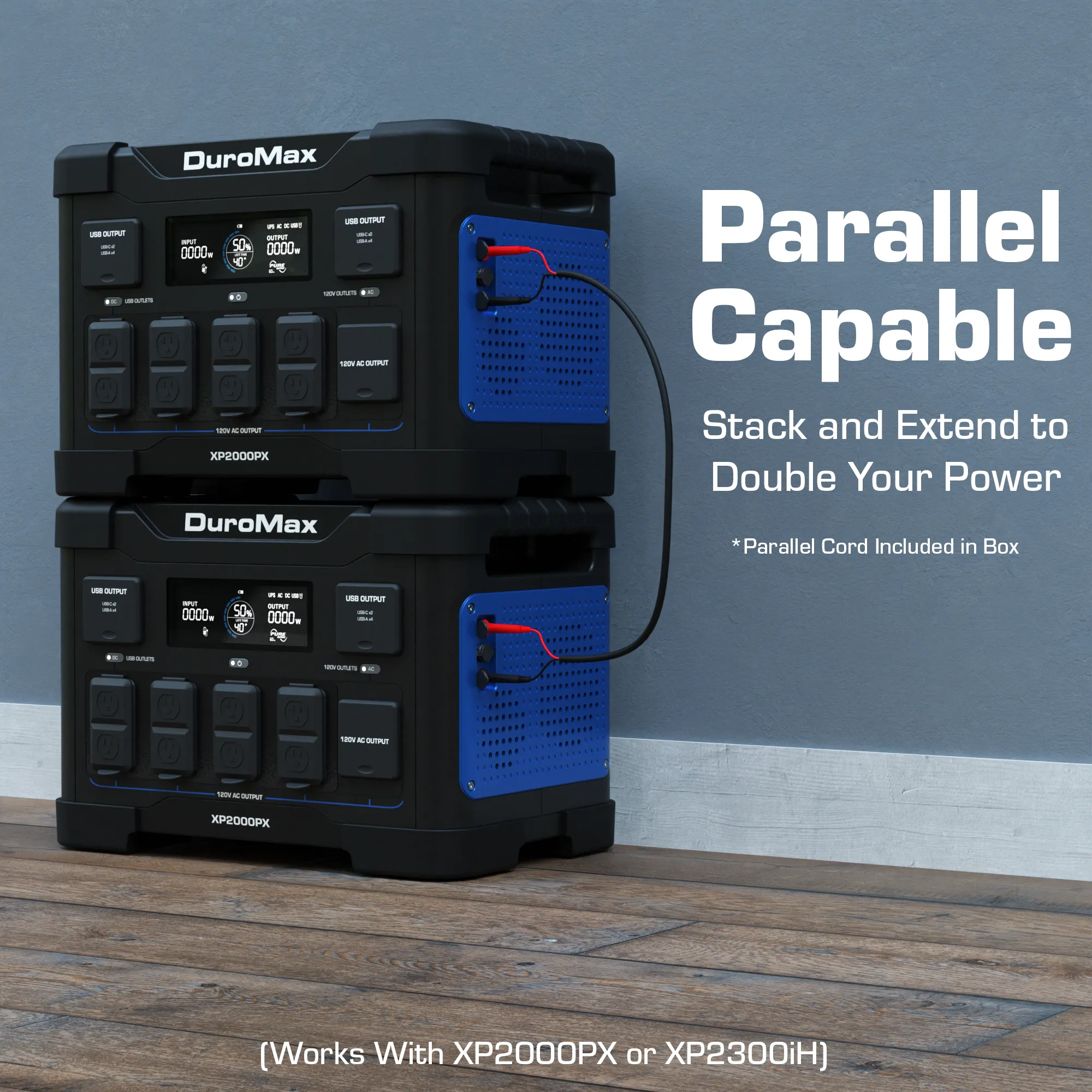 2000 Watt 1843 Wh LiFePO4 Portable Battery Backup Power Station