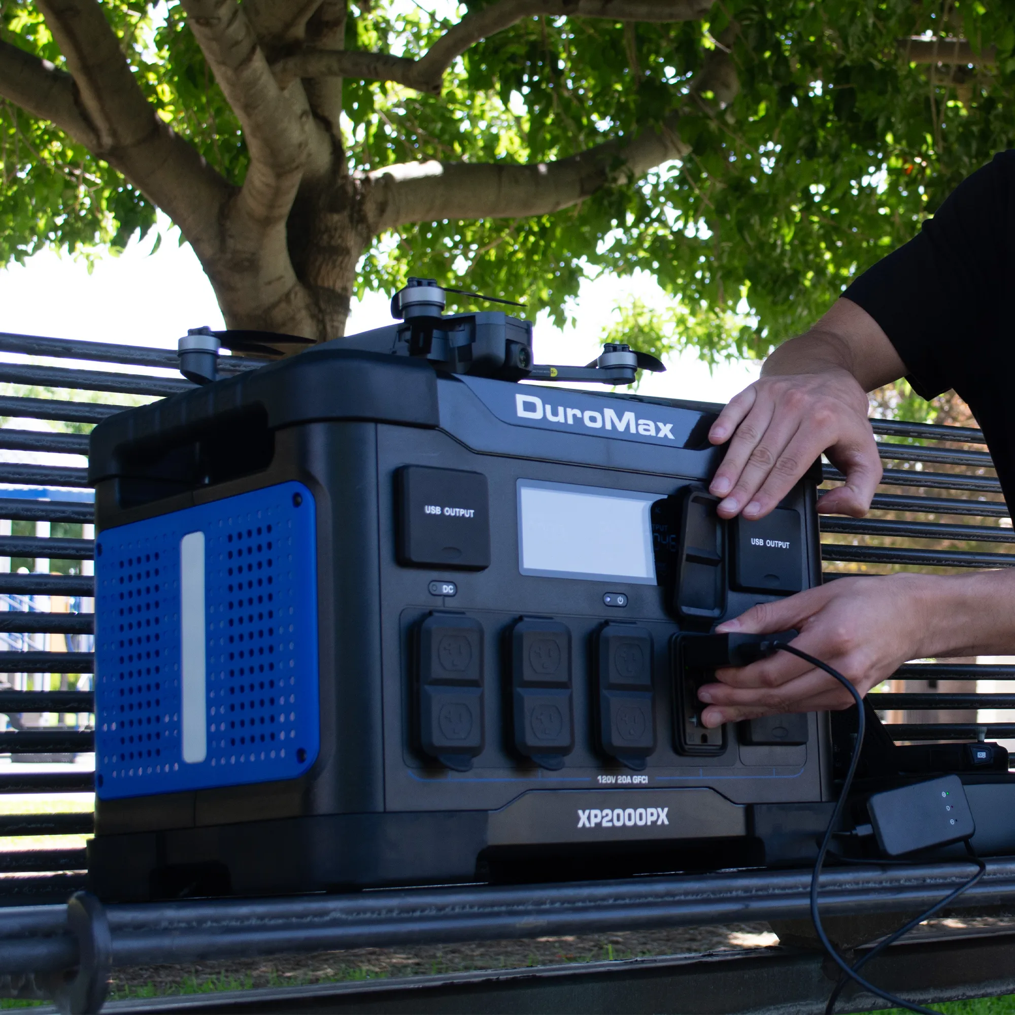 2000 Watt 1843 Wh LiFePO4 Portable Battery Backup Power Station