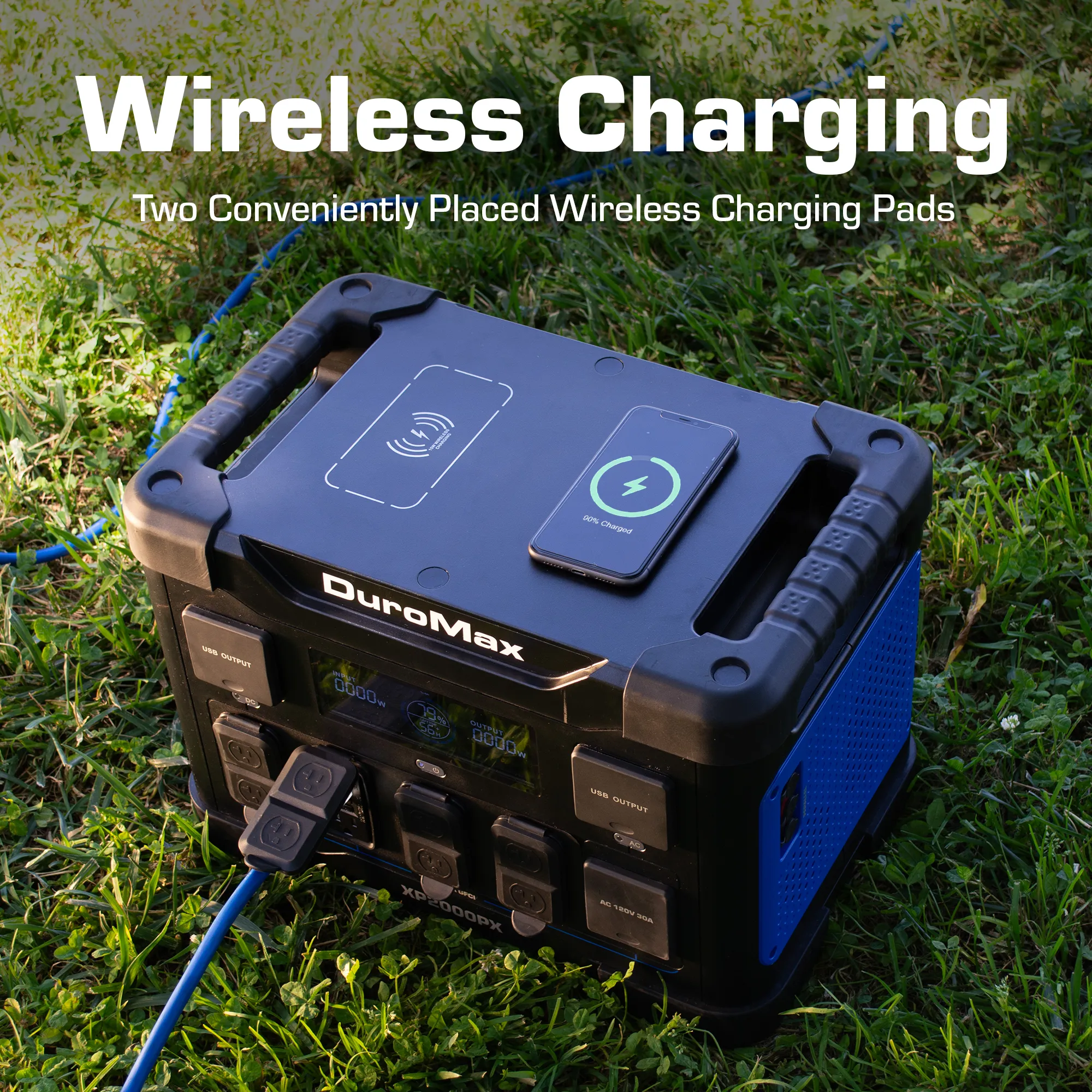 2000 Watt 1843 Wh LiFePO4 Portable Battery Backup Power Station
