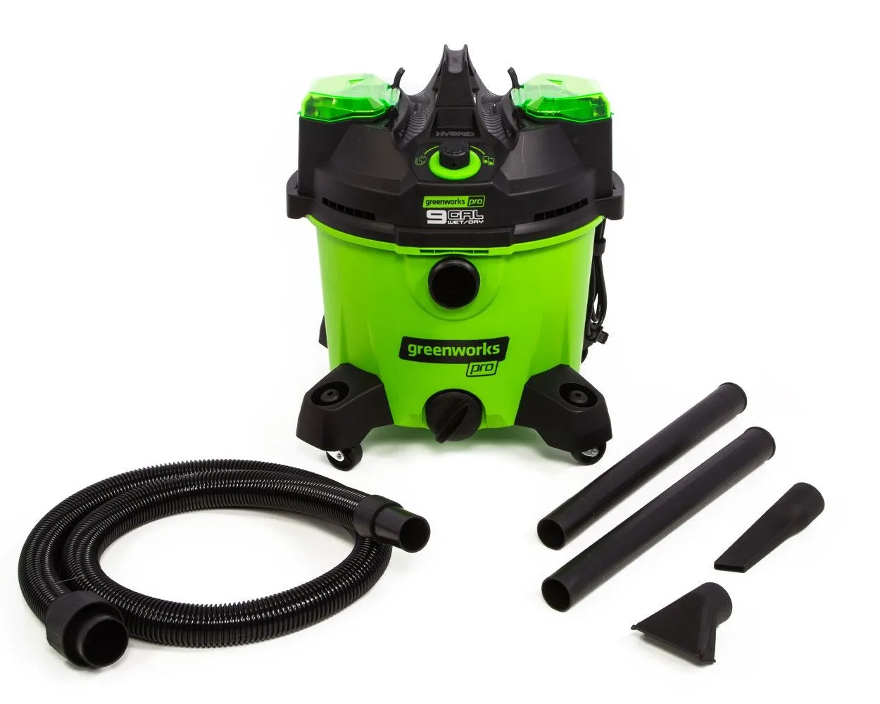 60V AC/DC Wet / Dry Vacuum w/ (2) 2.0Ah Batteries & Dual Port Charger