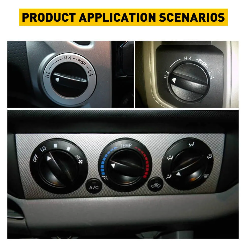 AC Climate Control Switch Knob Button Set for 95-15 Toyota Tacoma Models