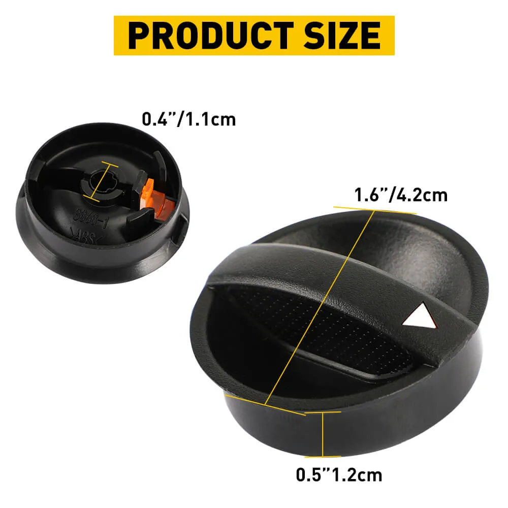 AC Climate Control Switch Knob Button Set for 95-15 Toyota Tacoma Models