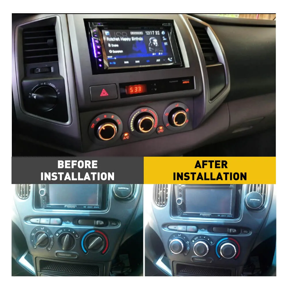 AC Climate Control Switch Knob Button Set for 95-15 Toyota Tacoma Models