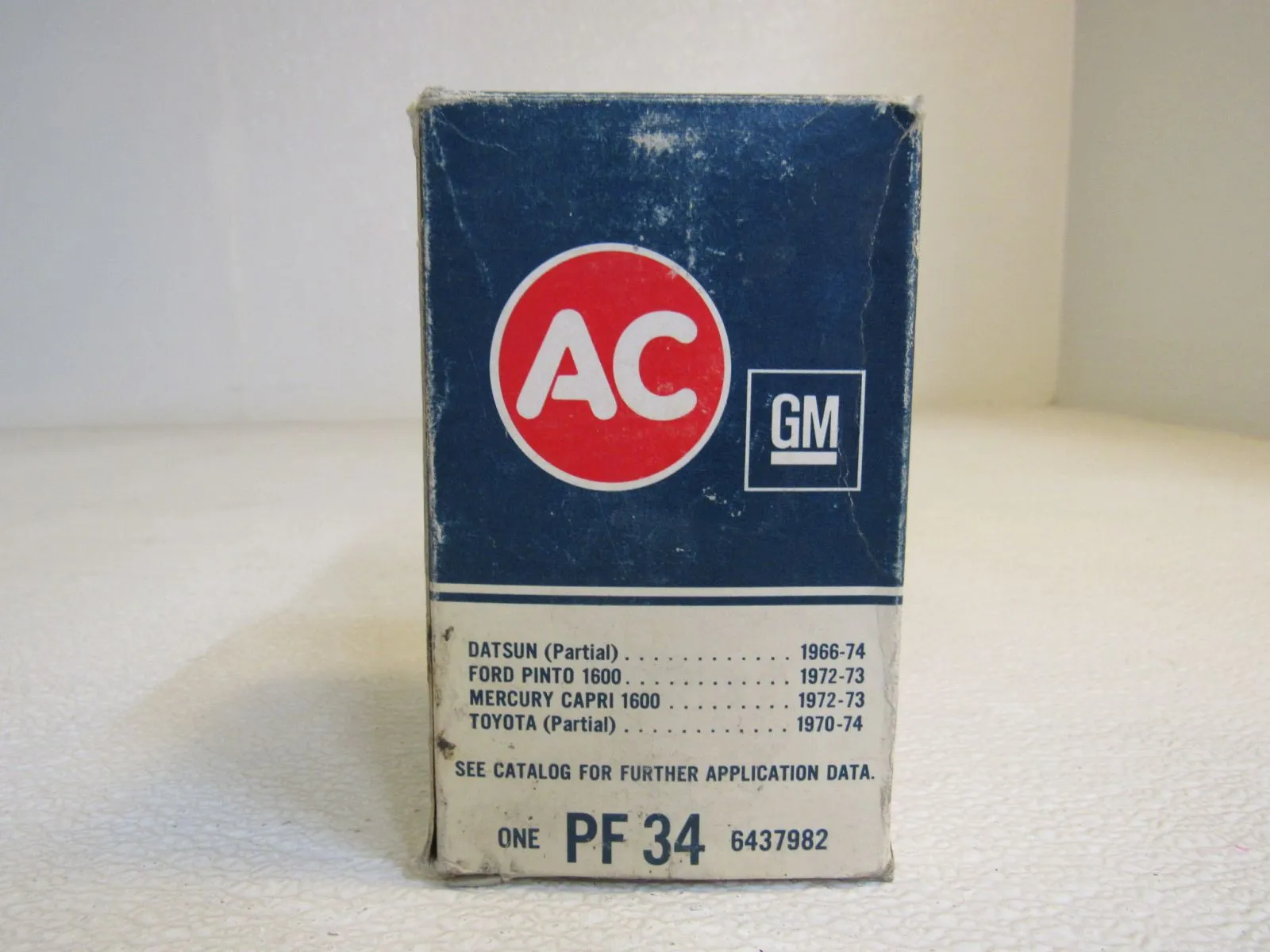 AC Delco Oil Filter PF34 Vintage -- New
