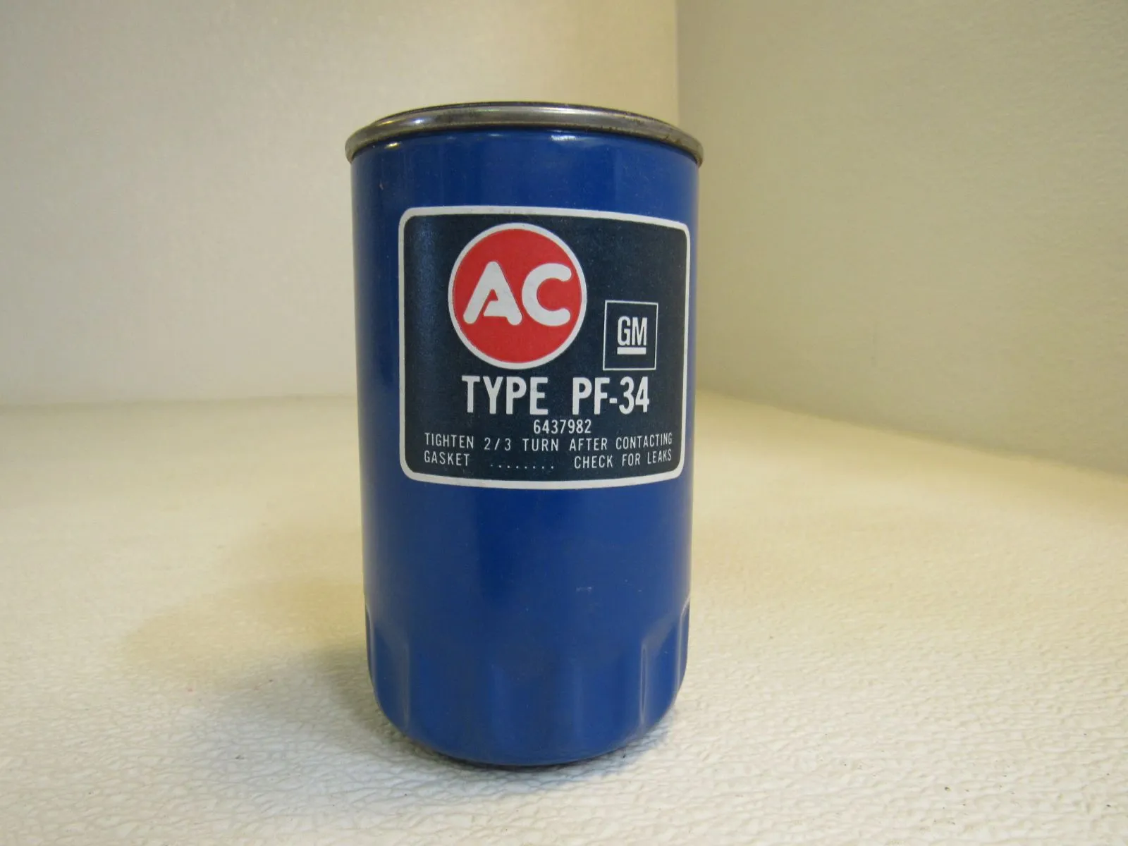 AC Delco Oil Filter PF34 Vintage -- New