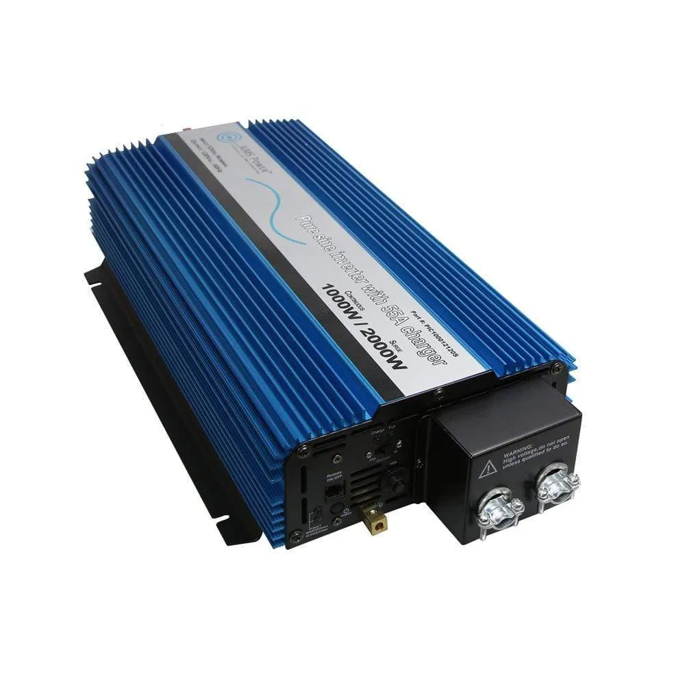 AIMS Power 1000 Watt Pure Sine Inverter Charger | PIC100012120S