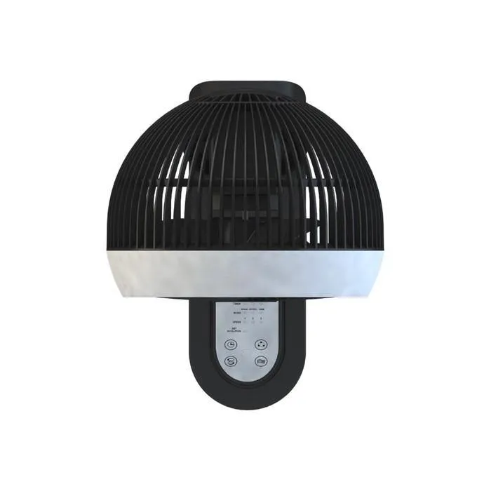 Alpha MOTTO WF 360/8-AC BK WH Motto Wall Fan 360 8" Ac Motor Black   White