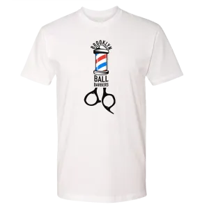 As Seen On Comedy Central Ball Barbers Logo Adult Short Sleeve T-Shirt