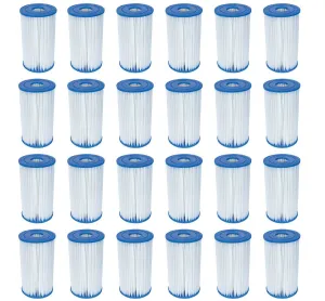 Bestway Pool Filter Pump Replacement Cartridge Type IV / B (24-Pack) | 58095