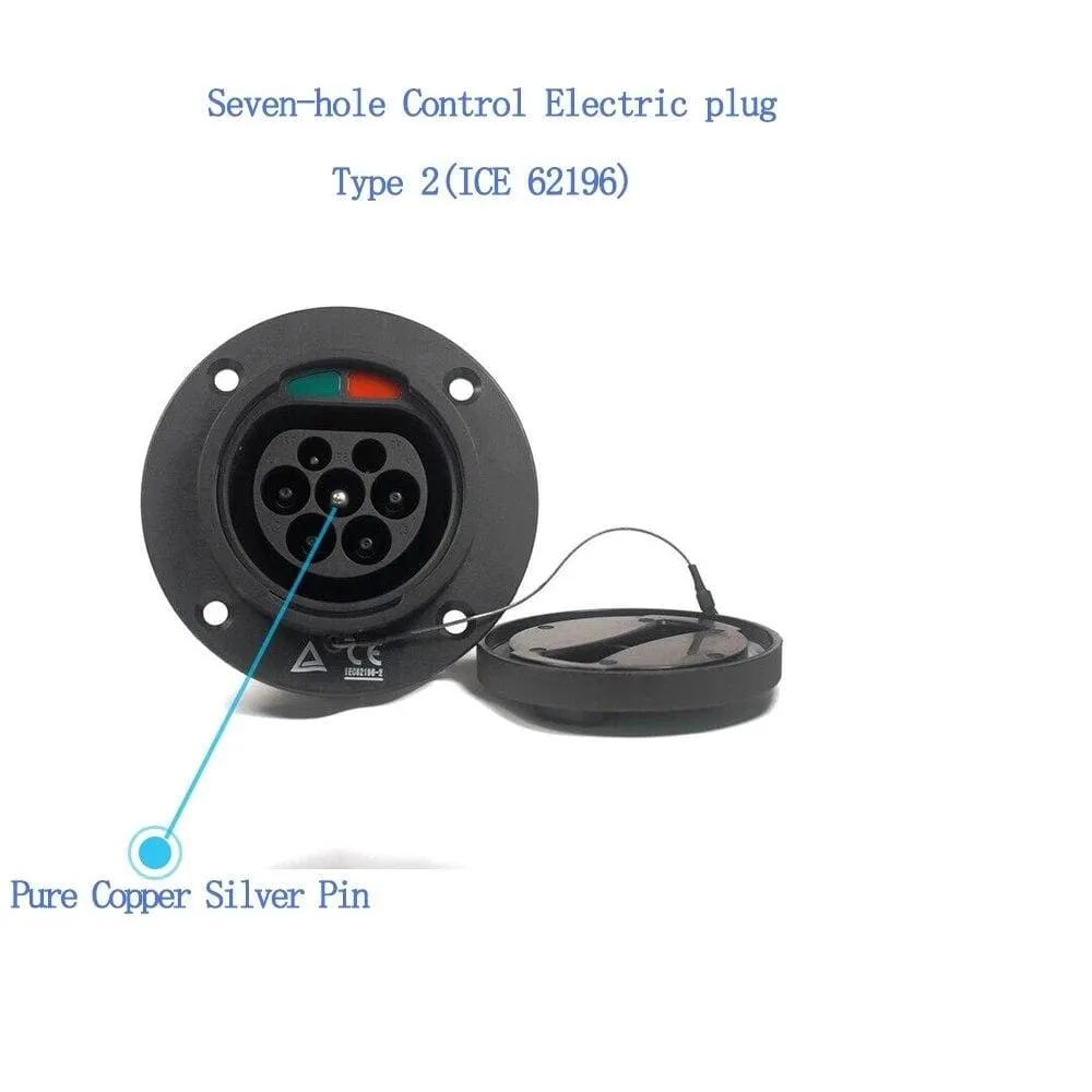 Car EV Charging Cable J1772 Type 2 Socket to Type 1 Inlet Ev Charger Electric Vehicle Adapter 32A 1P With Cable For Audi,BMW..