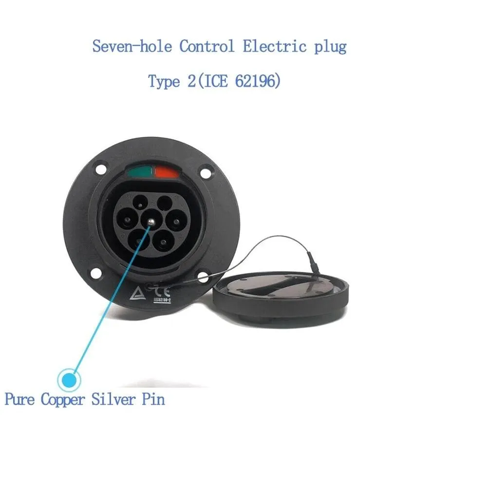 Car EV Charging Cable J1772 Type 2 Socket to Type 1 Inlet Ev Charger Electric Vehicle Adapter 32A 1P With Cable For Audi,BMW..