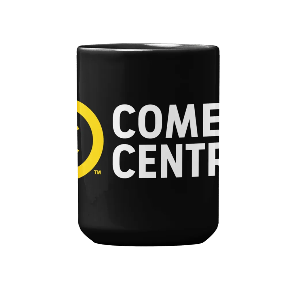 Comedy Central Logo Full Wrap Black Mug