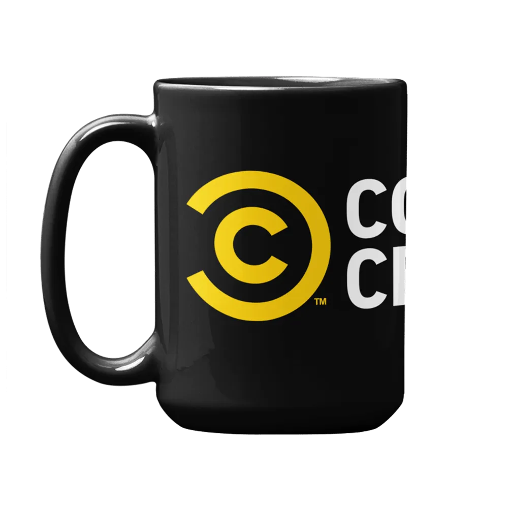 Comedy Central Logo Full Wrap Black Mug