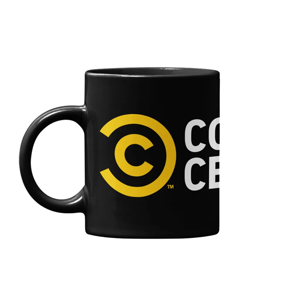 Comedy Central Logo Full Wrap Black Mug