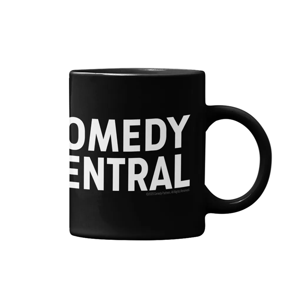 Comedy Central Logo Full Wrap Black Mug