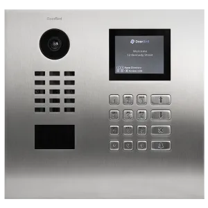 DoorBird IP Intercom Video Door Station D21DKH, Stainless Steel, Display Module, Keypad, RFID - Flush or Surface mount backbox sold separately