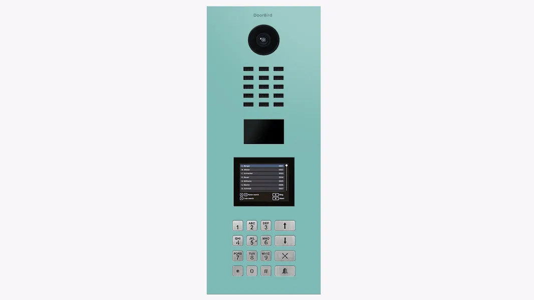 DoorBird IP Intercom Video Door Station D21DKV, Stainless Steel, Display Module, Keypad, RFID - Flush or Surface mount backbox sold separately