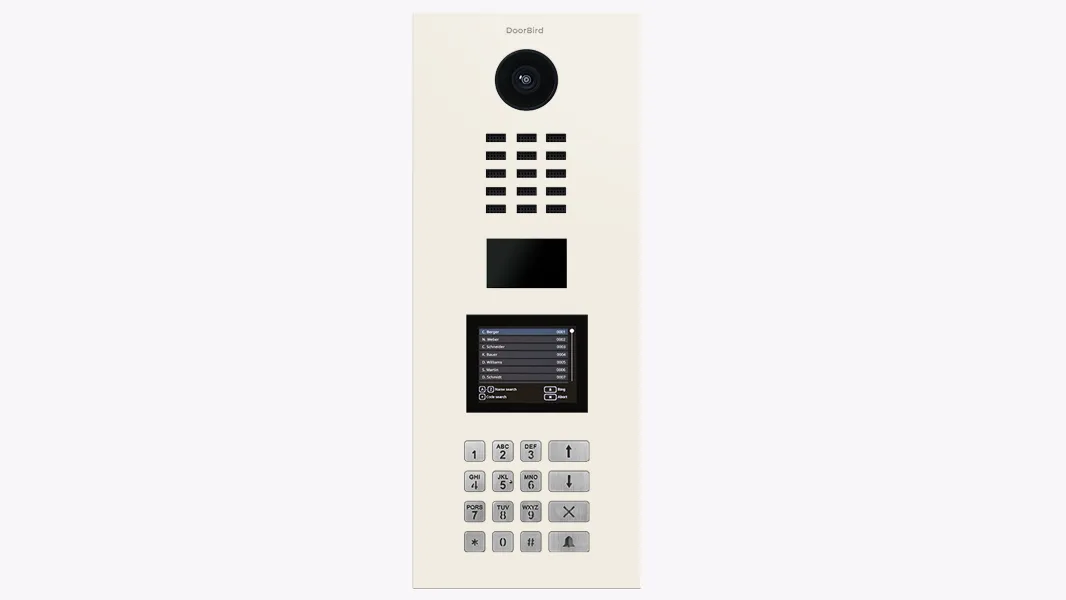 DoorBird IP Intercom Video Door Station D21DKV, Stainless Steel, Display Module, Keypad, RFID - Flush or Surface mount backbox sold separately