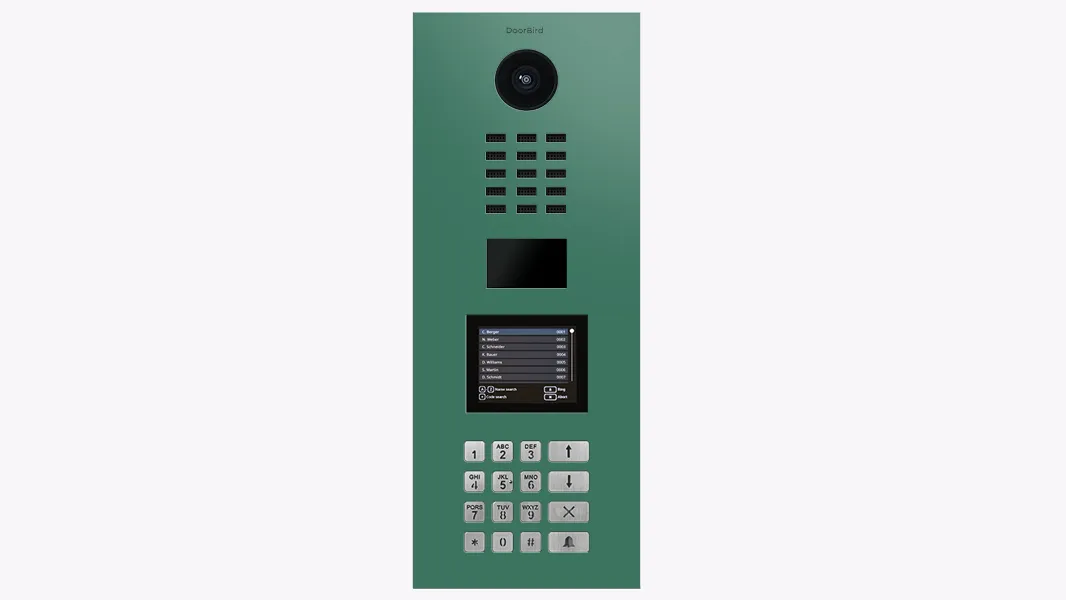 DoorBird IP Intercom Video Door Station D21DKV, Stainless Steel, Display Module, Keypad, RFID - Flush or Surface mount backbox sold separately