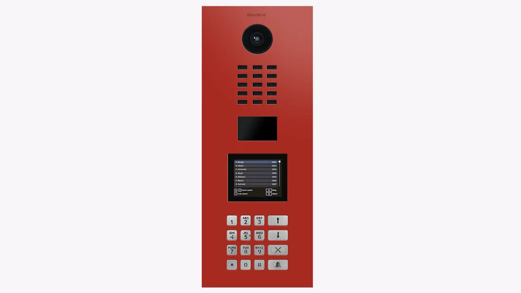 DoorBird IP Intercom Video Door Station D21DKV, Stainless Steel, Display Module, Keypad, RFID - Flush or Surface mount backbox sold separately