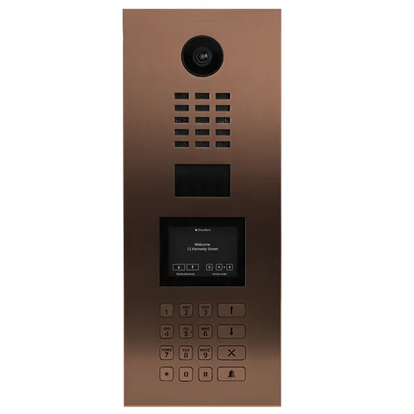 DoorBird IP Intercom Video Door Station D21DKV, Stainless Steel, Display Module, Keypad, RFID - Flush or Surface mount backbox sold separately