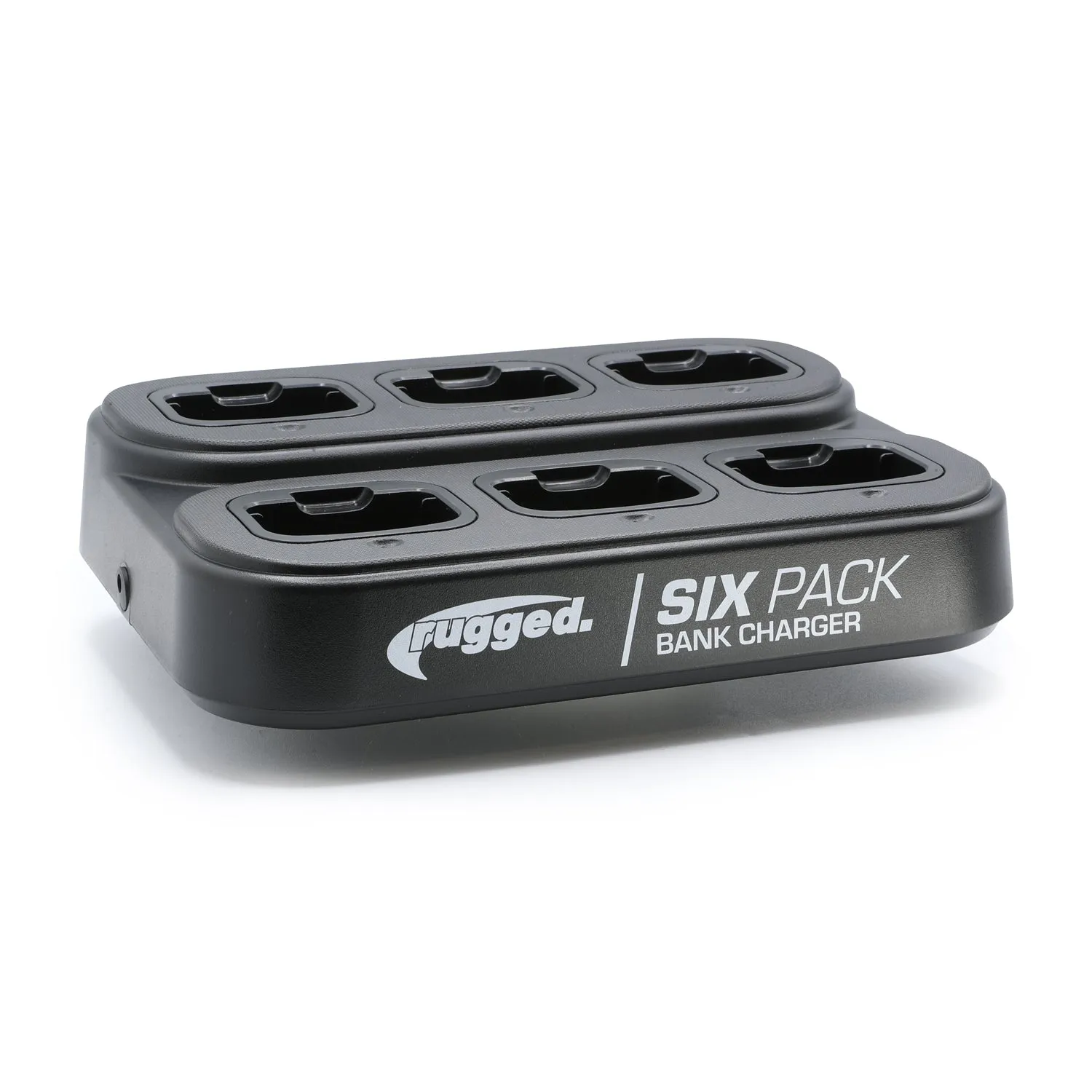GMRS Handheld Radio and 6-Pack Bank Charger Bundle