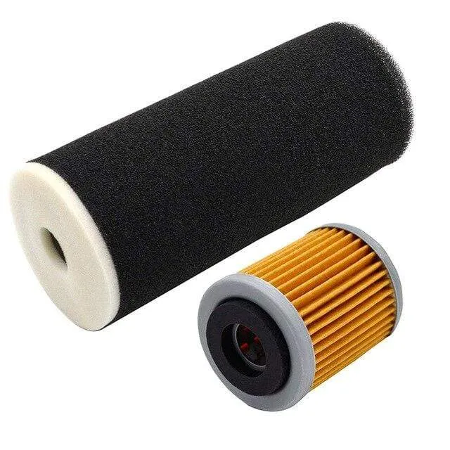 Motorcycle Air Filter & Oil Filter & Spark Plug kit Accessories for Yamaha Wolverine 350 Warrior Raptor Big Bear YFM350X Hunter