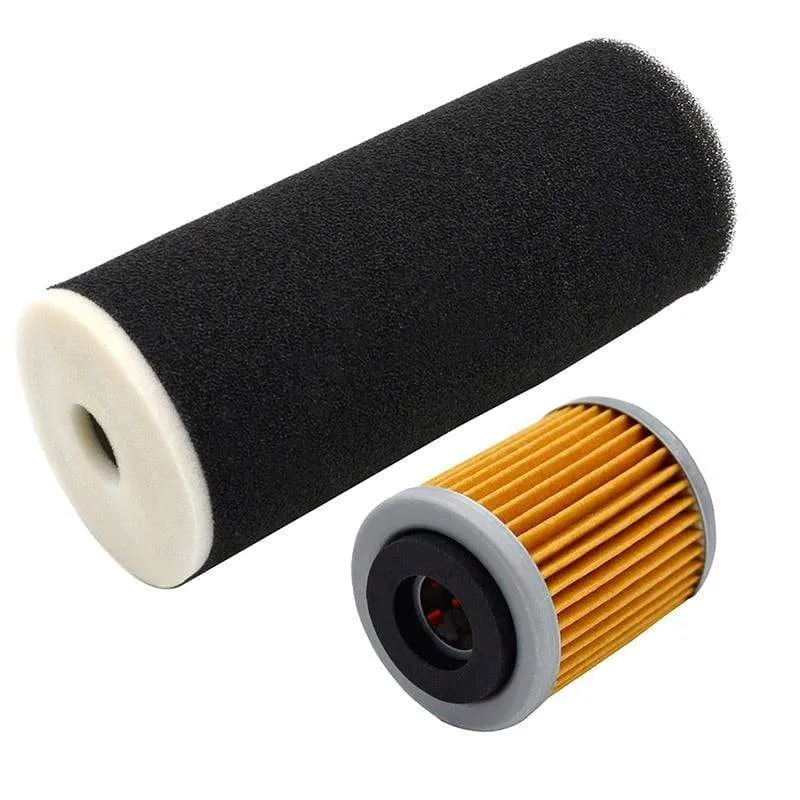 Motorcycle Air Filter & Oil Filter & Spark Plug kit Accessories for Yamaha Wolverine 350 Warrior Raptor Big Bear YFM350X Hunter