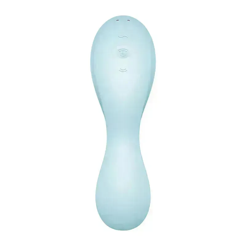Satisfyer Curvy Trinity 5 -  USB Rechargeable Air Pulse Stimulator & Vibrator with App Control