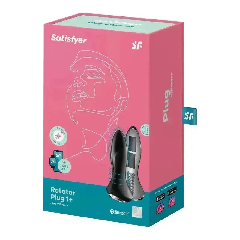 Satisfyer Rotator Plug 1  Black