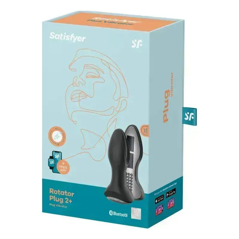 Satisfyer Rotator Plug 2  Black