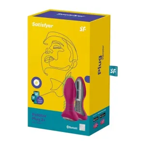 Satisfyer Rotator Plug 2  fuchsia