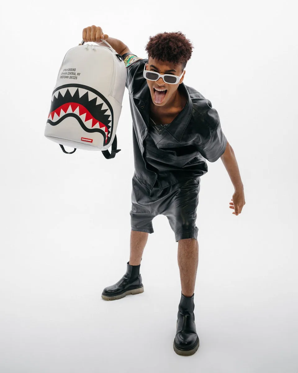 SHARK CENTRAL 2.0 WHITE BACKPACK