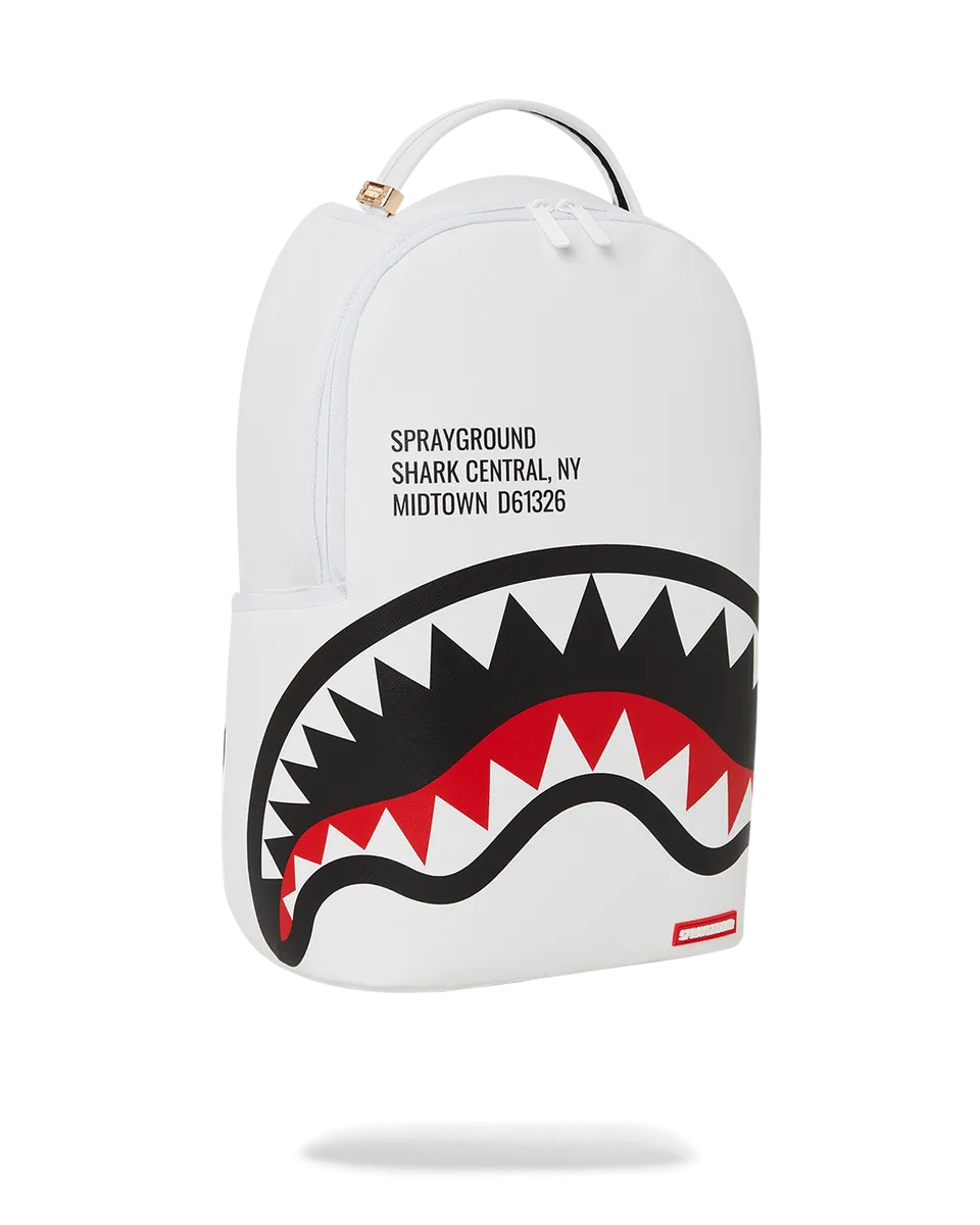 SHARK CENTRAL 2.0 WHITE BACKPACK