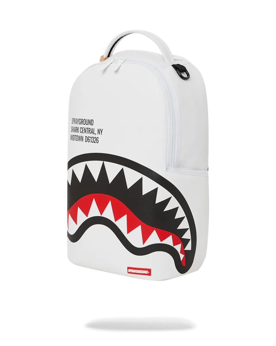 SHARK CENTRAL 2.0 WHITE BACKPACK