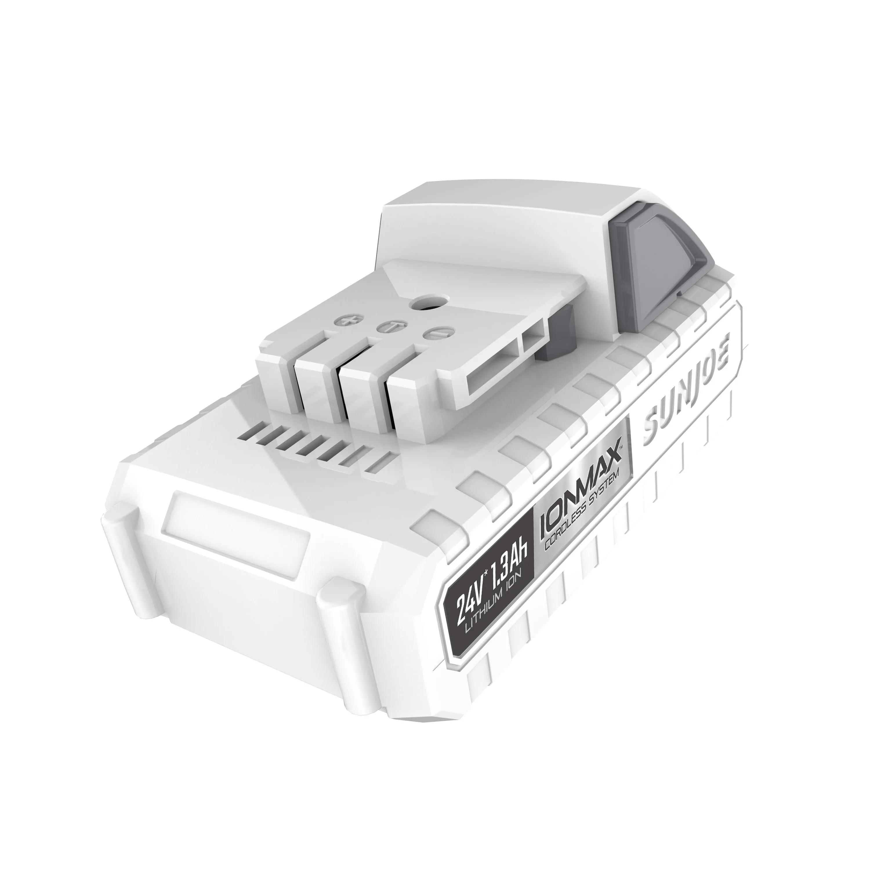 Snow Joe CERTIFIED AUTHENTIC IONMAX 24-Volt* 1.3-Ah Lithium-ION Battery | Universal for all JOE Brands (Sun Joe, Auto Joe, Snow Joe, Power Joe) IONMAX Devices | Battery Management System | 3-Stage LED Display