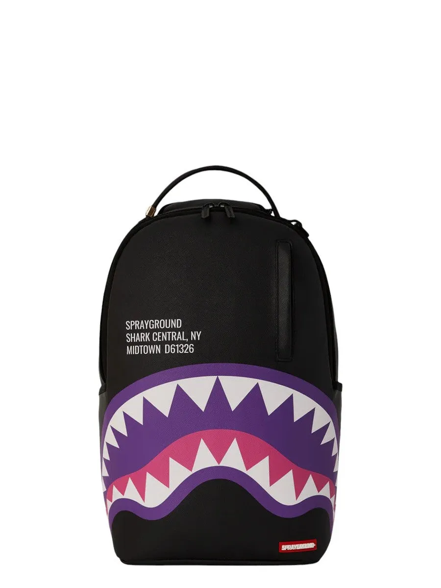 zaino shark central purple