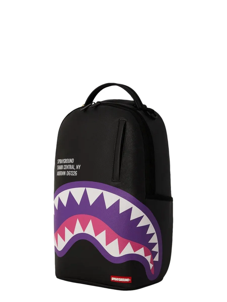 zaino shark central purple