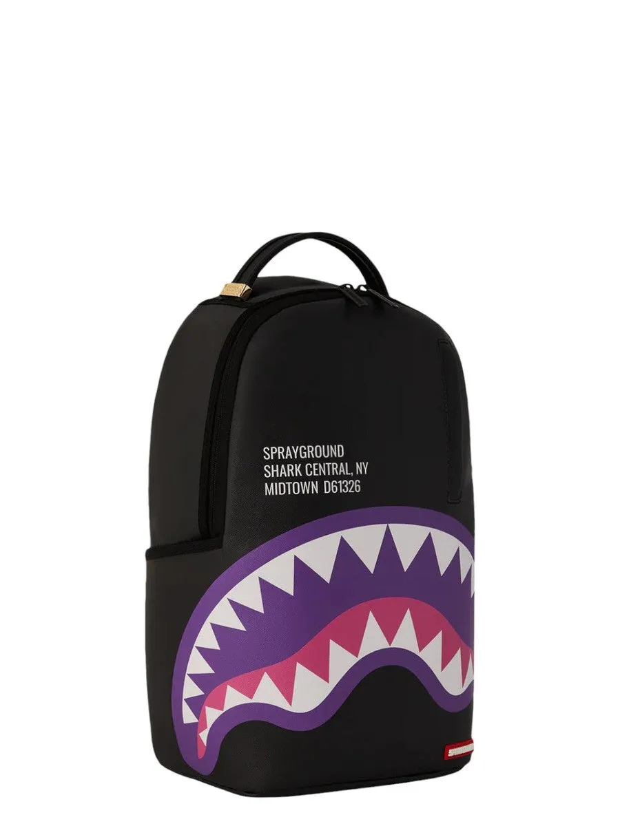 zaino shark central purple